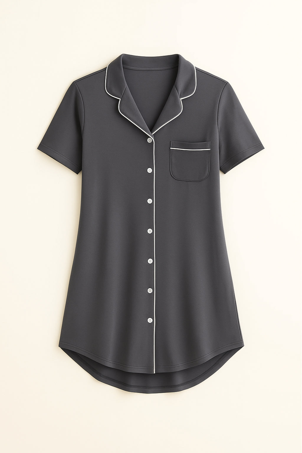 Celuna Soft Lounge Shirt Dress