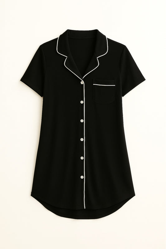 Celuna Soft Lounge Shirt Dress