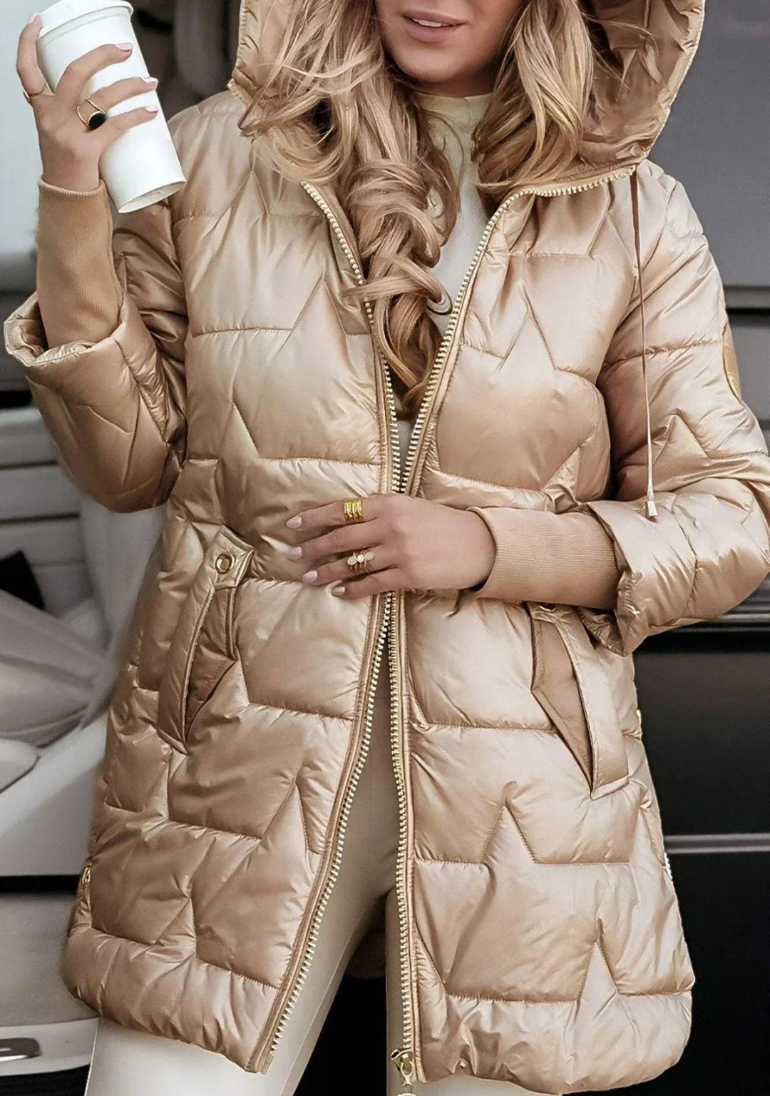 Celuna Aurélie Parka – Hooded Winter Elegance
