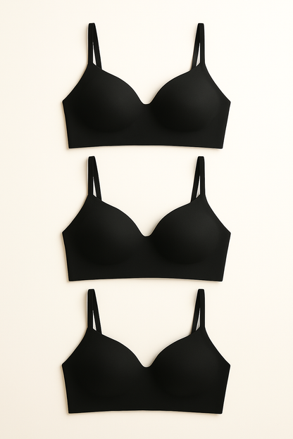 Celuna Seamless Comfort Bras – 3pcs