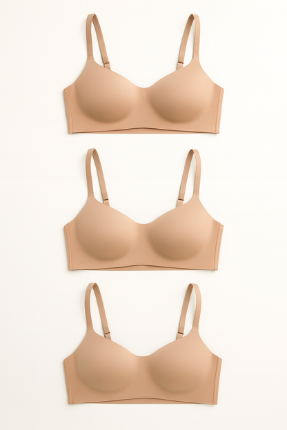 Celuna Seamless Comfort Bras – 3pcs