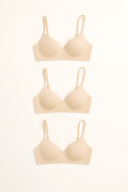 Celuna Seamless Comfort Bras – 3pcs