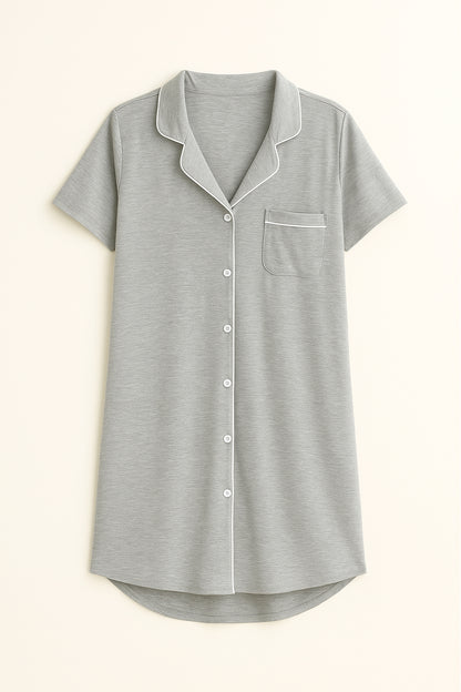 Celuna Soft Lounge Shirt Dress